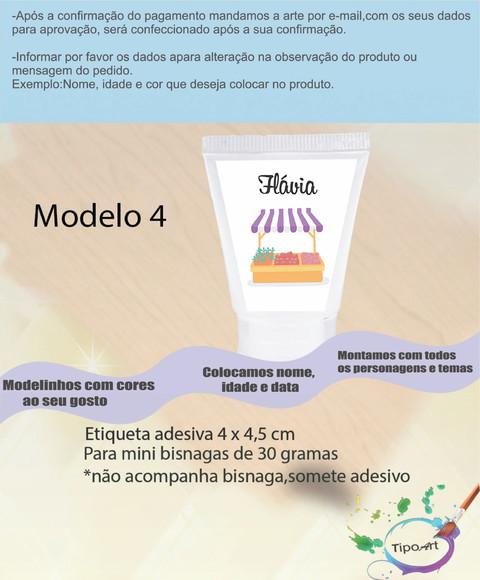 Rotulo para Bisnaga -quitandinha