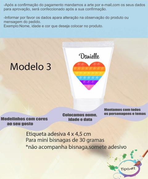 Rotulo para Bisnaga -pop Fidget