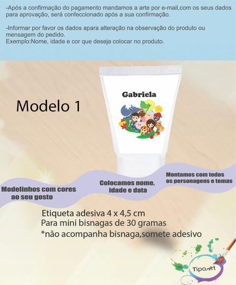 Rotulo para Bisnaga -sitio do Pica Pau Amarelo