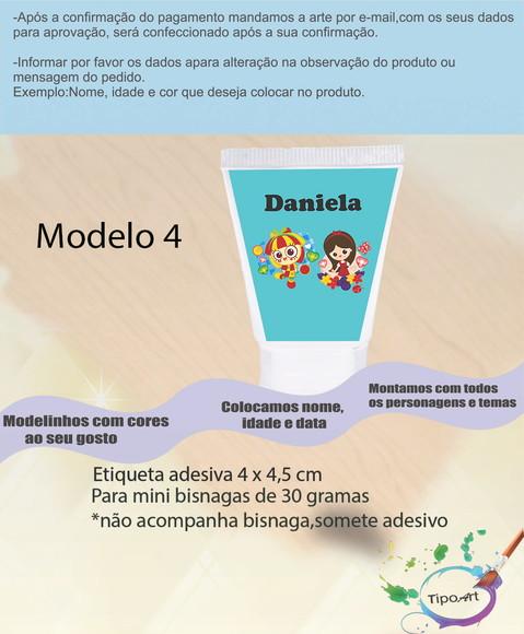 Rotulo para Bisnaga -sitio do Pica Pau Amarelo