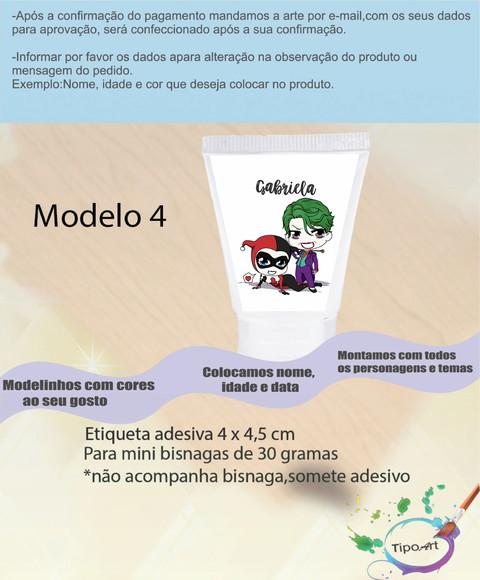Rotulo para Bisnaga- Arlequina