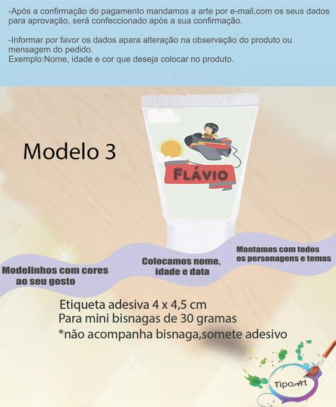 Rotulo para Bisnaga- Aviador