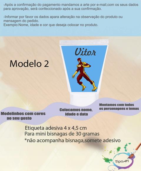 Rotulo para Bisnaga- Flash