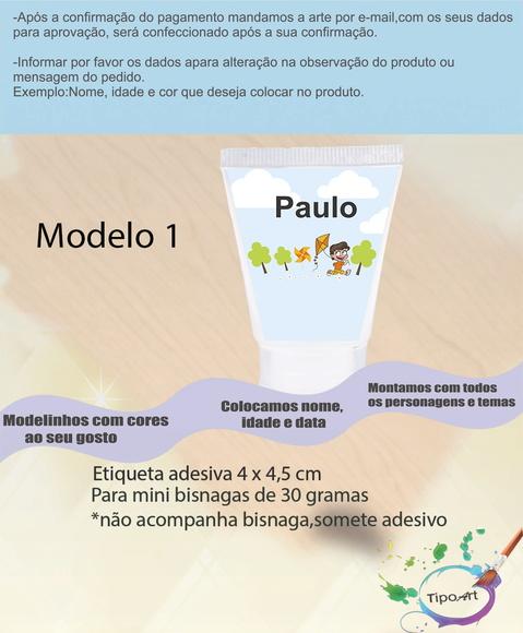 Rotulo para Bisnaga- Pipa e Catavento