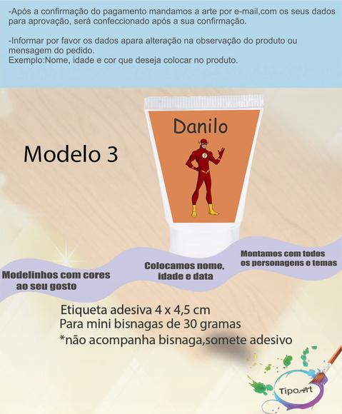 Rotulo para Bisnaga- Flash