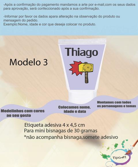 Rotulo para Bisnaga- Thor