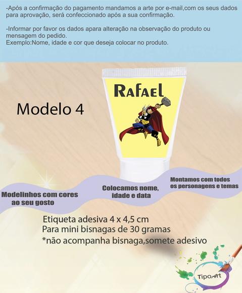 Rotulo para Bisnaga- Thor