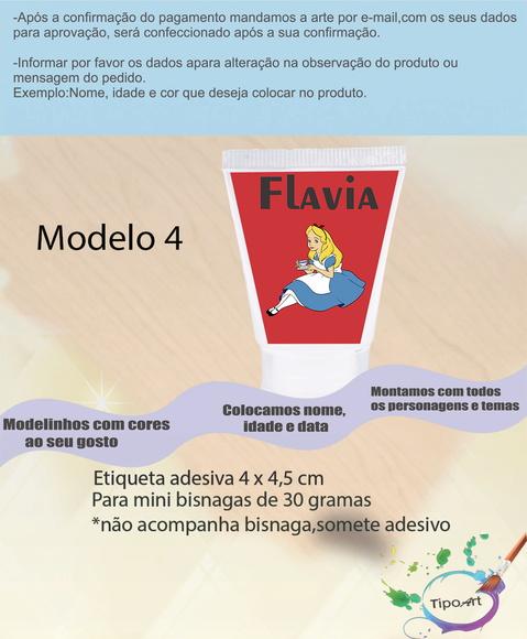 Rotulo para Bisnaga-alice