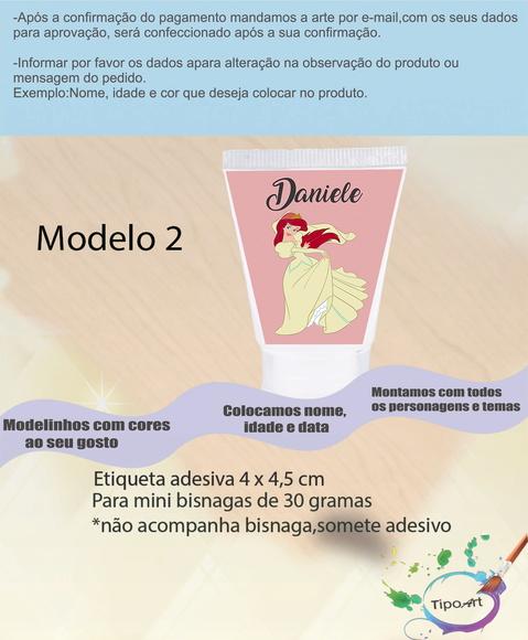 Rotulo para Bisnaga-ariel
