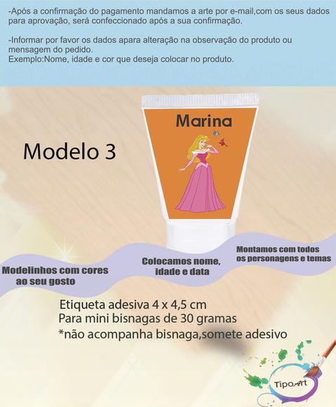Rotulo para Bisnaga-aurora
