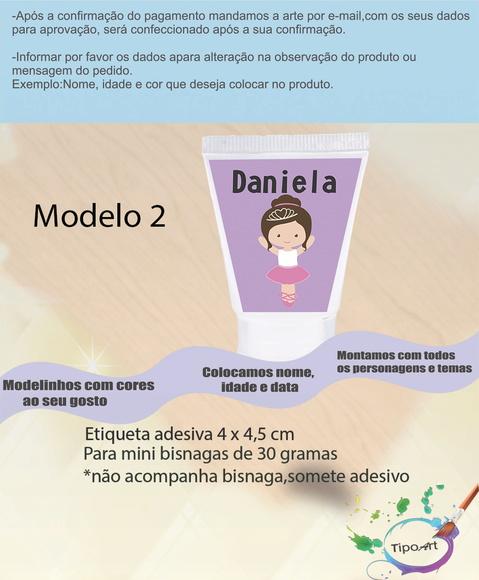 Rotulo para Bisnaga-bailarina