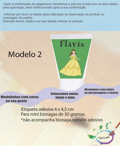 Rotulo para Bisnaga-bela e a Fera