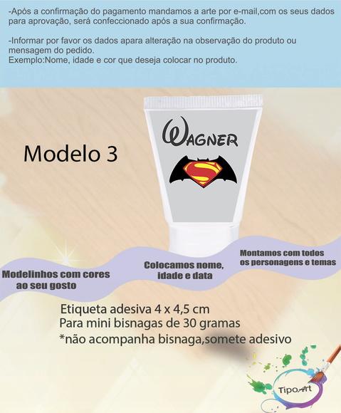 Rotulo para Bisnaga-batman