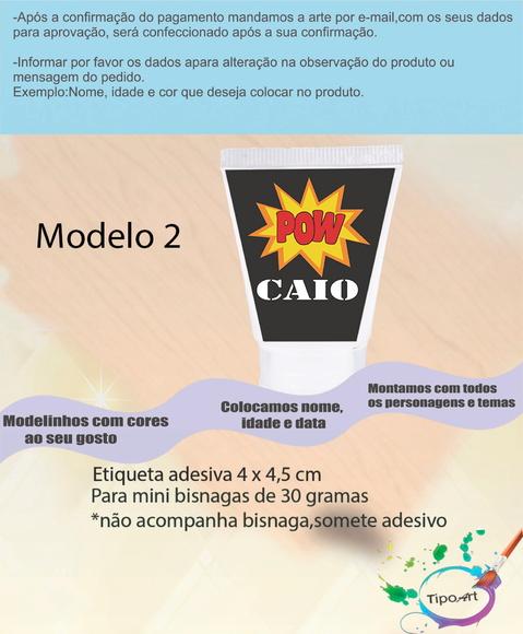 Rotulo para Bisnaga-bomba