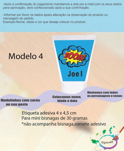 Rotulo para Bisnaga-bomba