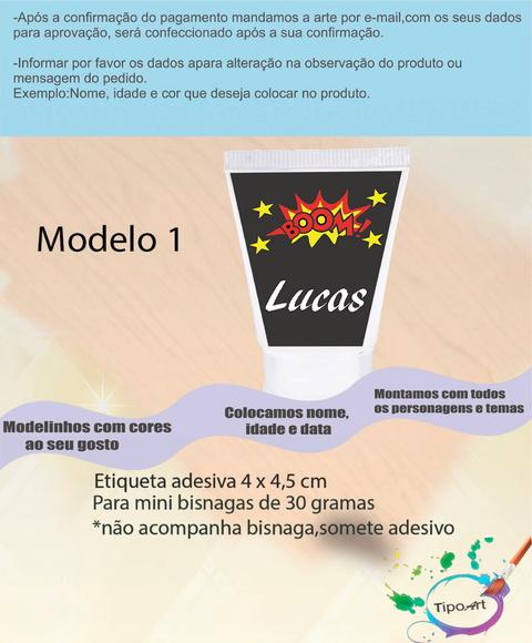 Rotulo para Bisnaga-bomba