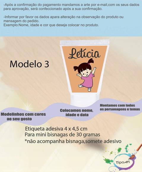 Rotulo para Bisnaga-boo