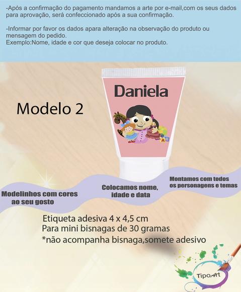 Rotulo para Bisnaga-boneca