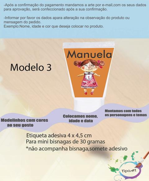 Rotulo para Bisnaga-boneca