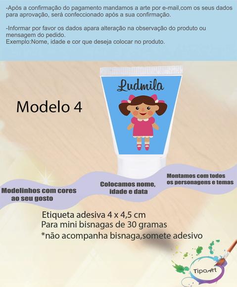 Rotulo para Bisnaga-boneca