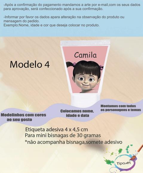 Rotulo para Bisnaga-boo