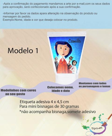 Rotulo para Bisnaga-caroline e o Mundo Secreto