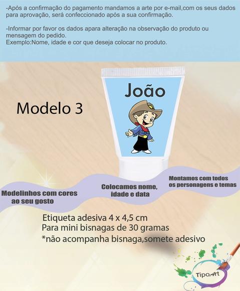 Rotulo para Bisnaga-cowboy