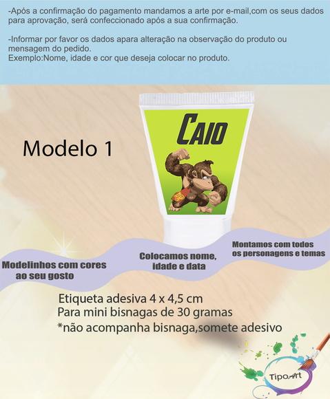 Rotulo para Bisnaga-donkey Kong