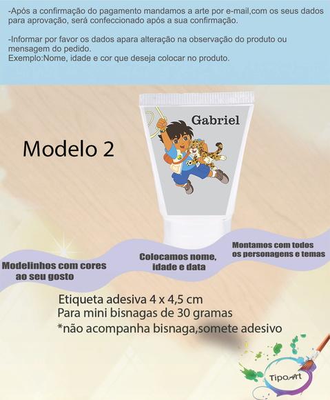 Rotulo para Bisnaga-dora