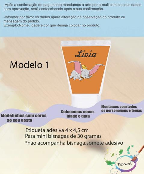 Rotulo para Bisnaga-dumbo