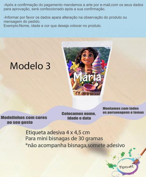 Rotulo para Bisnaga-encanto