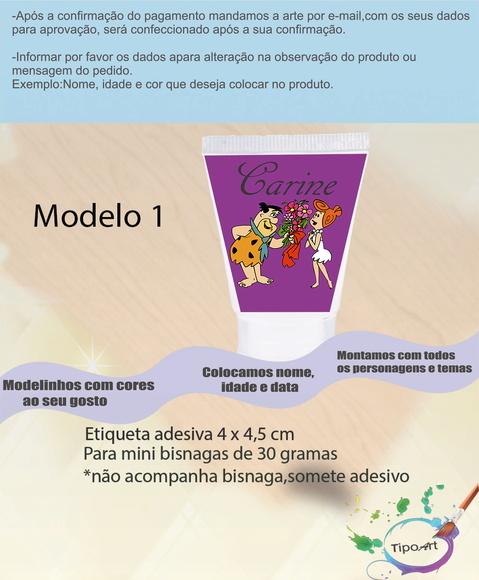 Rotulo para Bisnaga-fred Flintstone