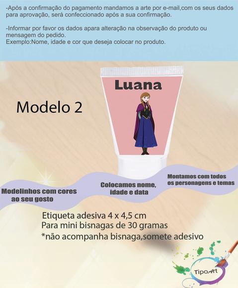 Rotulo para Bisnaga-frozen
