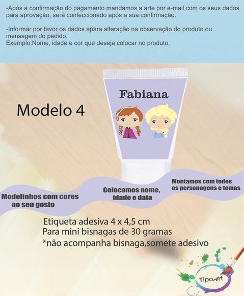 Rotulo para Bisnaga-frozen