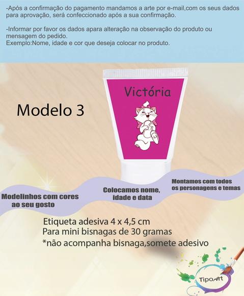 Rotulo para Bisnaga-gata Marie