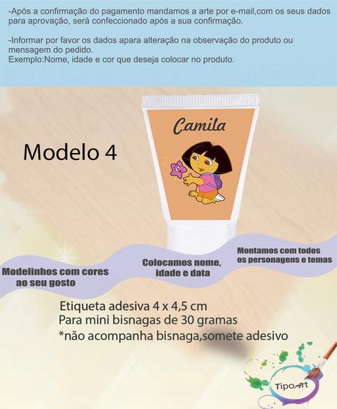 Rotulo para Bisnaga-dora
