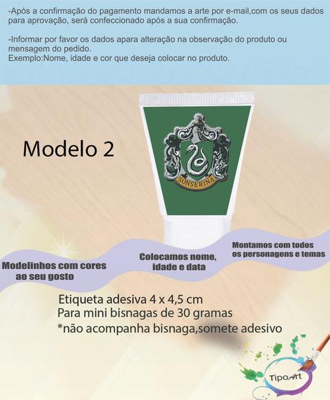 Rotulo para Bisnaga-hogwarts