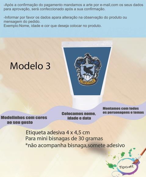 Rotulo para Bisnaga-hogwarts