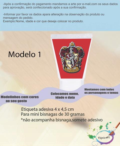Rotulo para Bisnaga-hogwarts