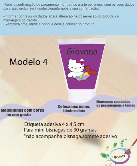 Rotulo para Bisnaga-hello Kitty