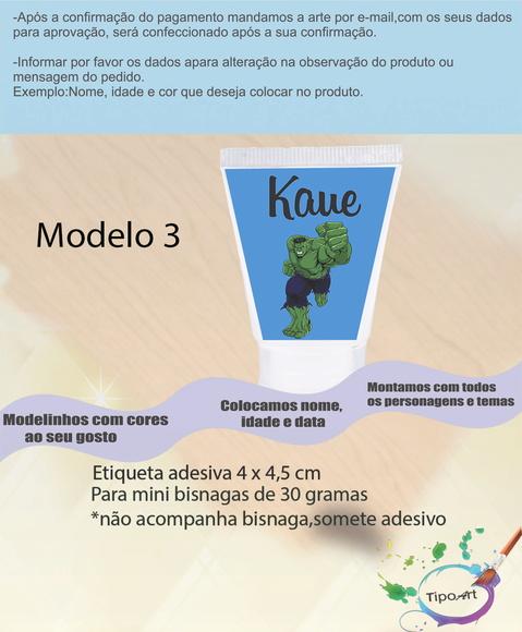 Rotulo para Bisnaga-hulk