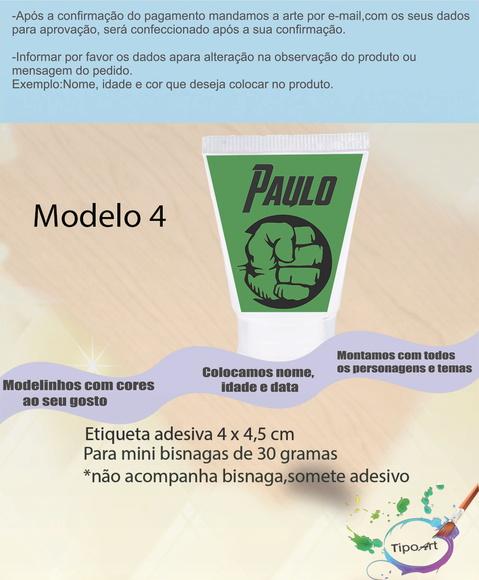 Rotulo para Bisnaga-hulk