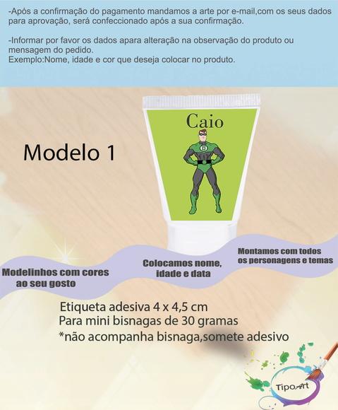Rotulo para Bisnaga-lanterna Verde