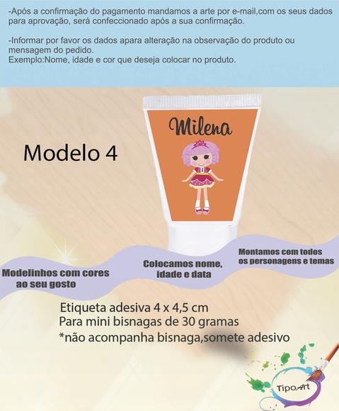 Rotulo para Bisnaga-lalaloopsy