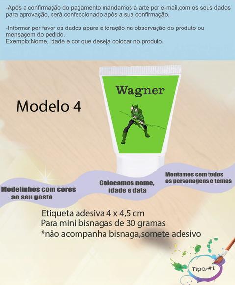 Rotulo para Bisnaga-lanterna Verde