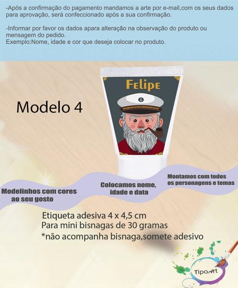 Rotulo para Bisnaga-marinheiro