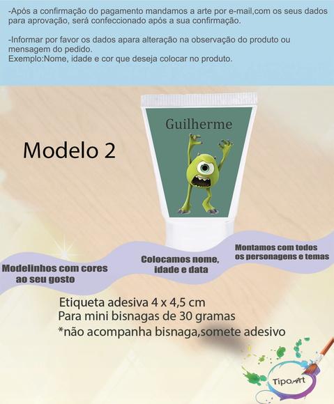 Rotulo para Bisnaga-mike Wazowski