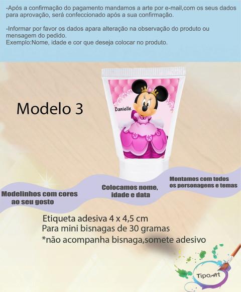 Rotulo para Bisnaga-minnie Realeza