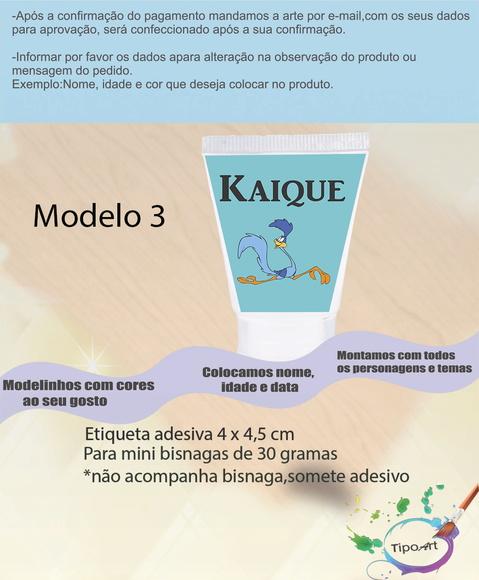 Rotulo para Bisnaga-papaleguas