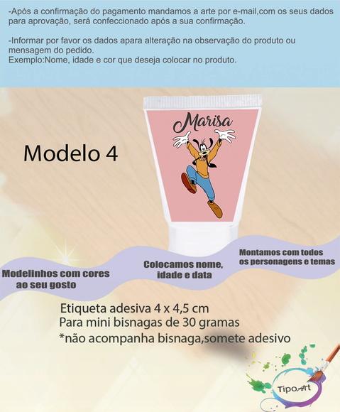 Rotulo para Bisnaga-pateta